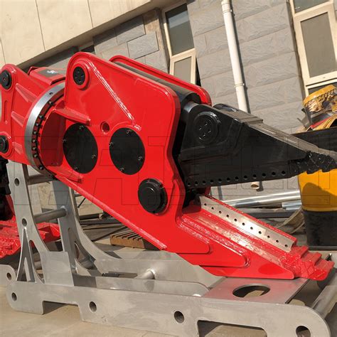 mini excavator steel shear attachments|portable hydraulic shear for cutting.